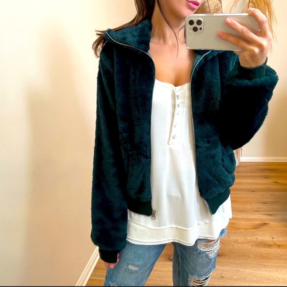 Fur Bomber Jacket